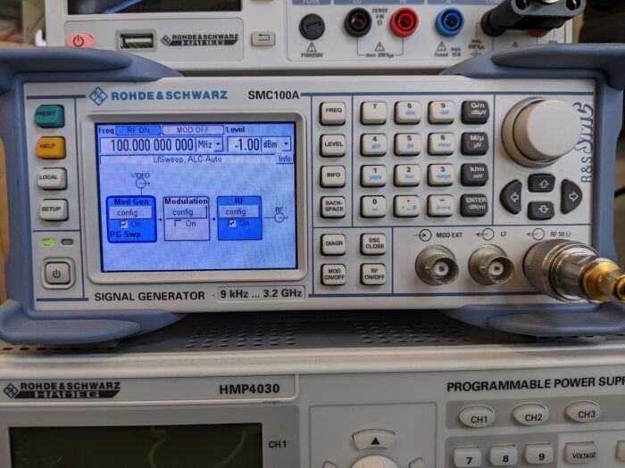 R&S SMC100A signal generator